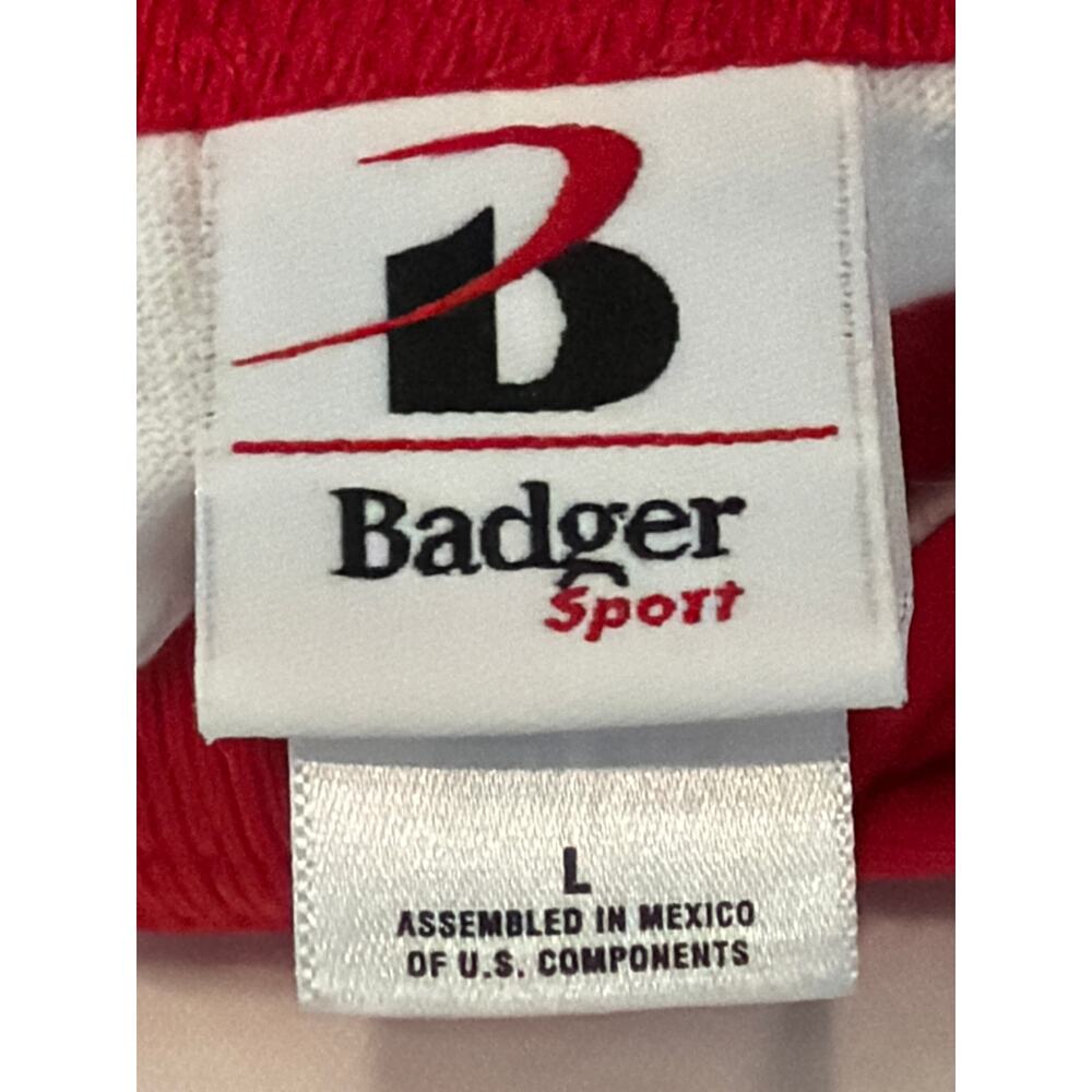 Badger Sport Cowboy Way Autographed Pauline Reese Baseball Tee Men’s L - Picture 6 of 9